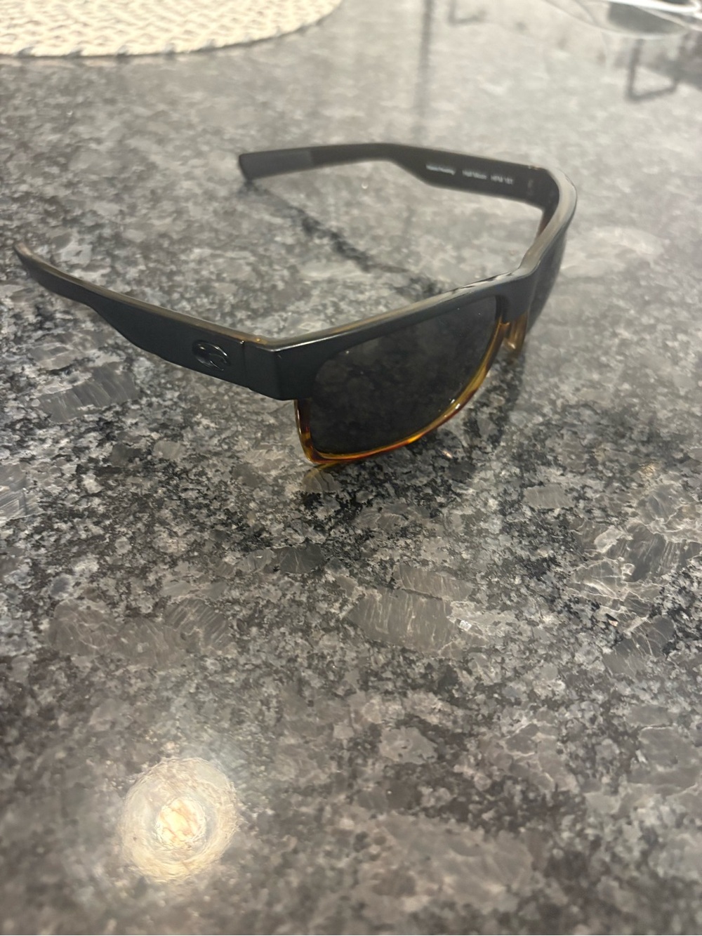 Costa Half Moon Black and Tortoise Sunglasses